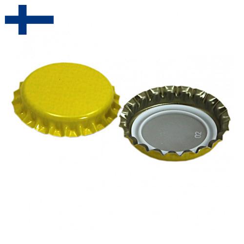 Крышки крончатые металлические из Финляндии