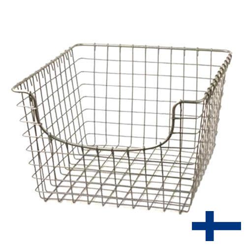 металлические корзины из Финляндии