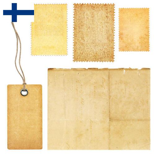 наклейки бумажные из Финляндии