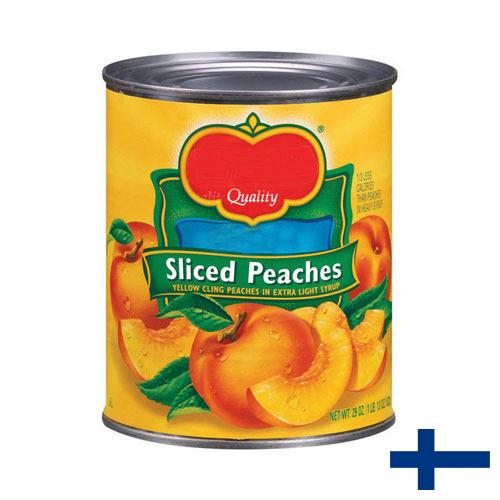 Персики консервированные из Финляндии