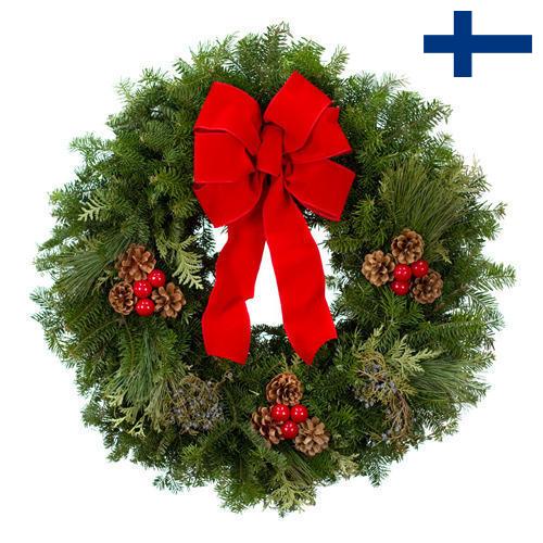 Рождественский венок из Финляндии