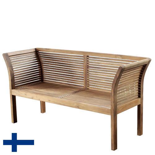 Садовые скамейки из Финляндии