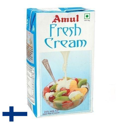 сливки молочные из Финляндии