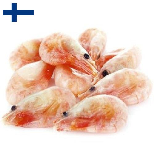 замороженные креветки из Финляндии