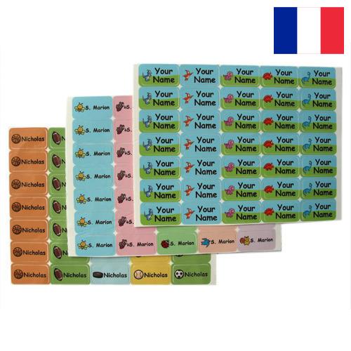 Этикетки клейкие из Франции