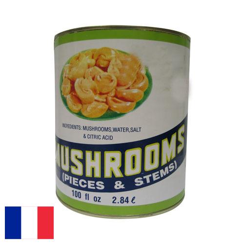 Грибы консервированные из Франции