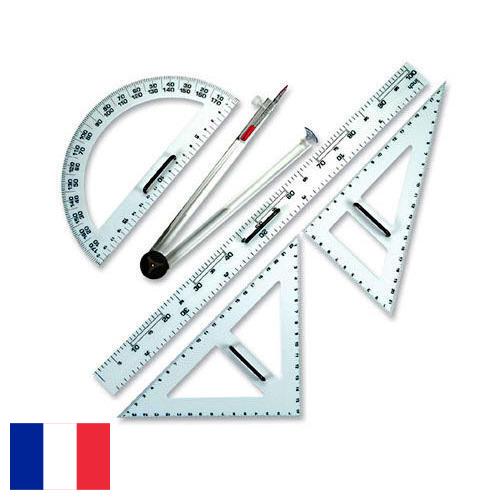 Инструменты чертежные из Франции