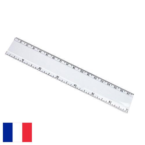 линейка пластиковая из Франции