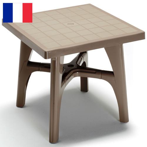 Мебель пластиковая из Франции