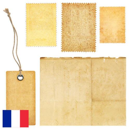 наклейки бумажные из Франции