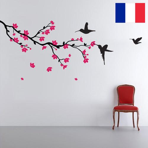 Наклейки на стены из Франции