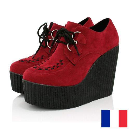 Обувь на платформе из Франции