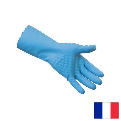 Перчатки резиновые хозяйственные из Франции