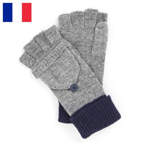 Перчатки трикотажные из Франции