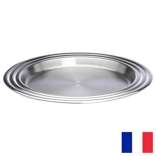 поднос металлический из Франции