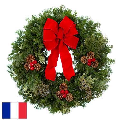 Рождественский венок из Франции