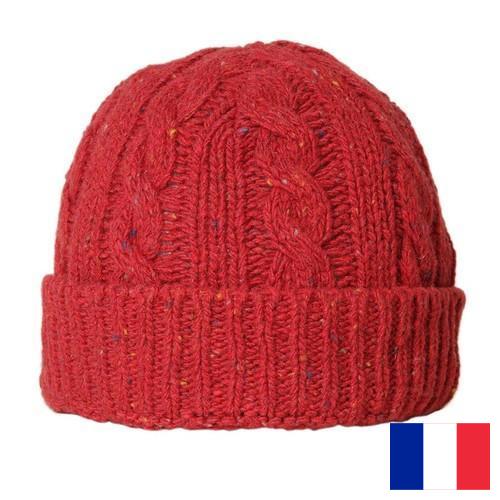 шапка вязанная из Франции