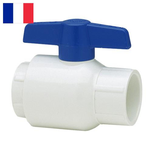Трубопроводная арматура из пластиков из Франции