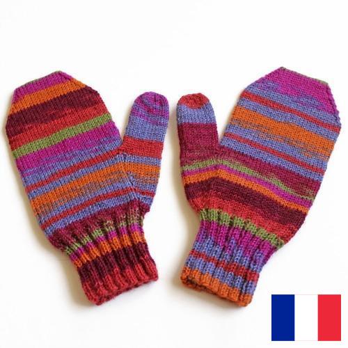 Варежки женские из Франции