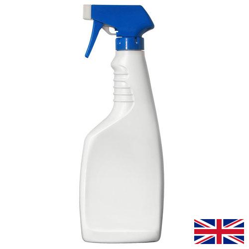 Бытовые моющие средства из Великобритании