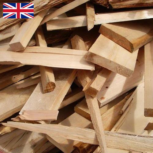 Древесные отходы из Великобритании