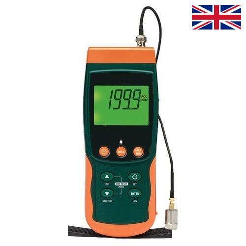 Измеритель вибрации из Великобритании