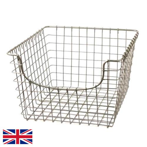 металлические корзины из Великобритании