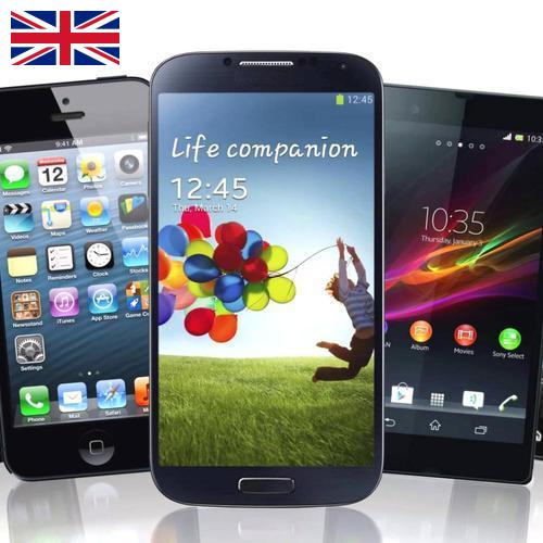 Мобильные телефоны и аксессуары из Великобритании