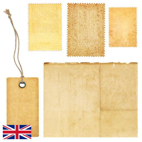 наклейки бумажные из Великобритании