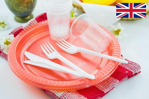 Одноразовая посуда из Великобритании