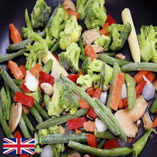 Овощи замороженные из Великобритании