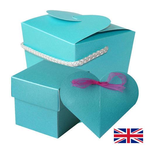 Пакеты подарочные из Великобритании