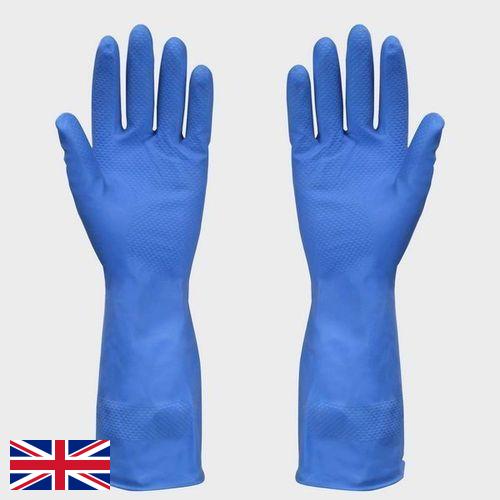 перчатки из латекса из Великобритании
