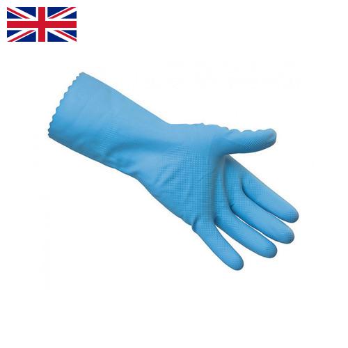 Перчатки резиновые хозяйственные из Великобритании