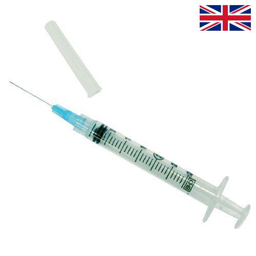 Шприцы медицинские из Великобритании