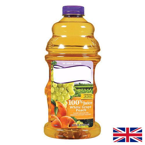 Сок персиковый из Великобритании