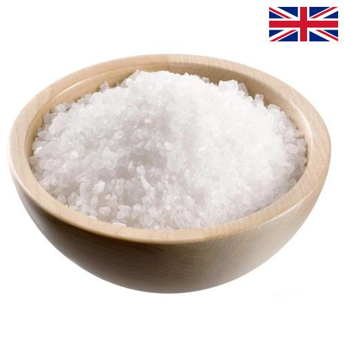 Соль промышленная из Великобритании