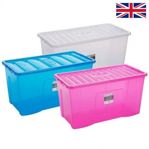 ящик пластмассовый из Великобритании
