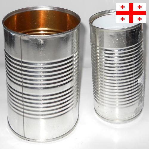 Банки жестяные из Грузии