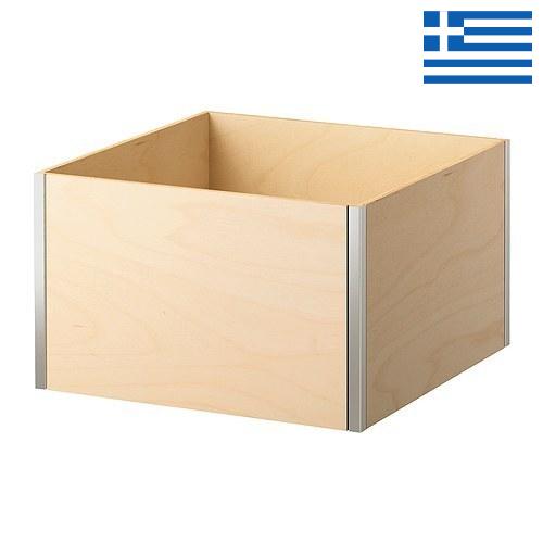 Фанерные ящики из Греции