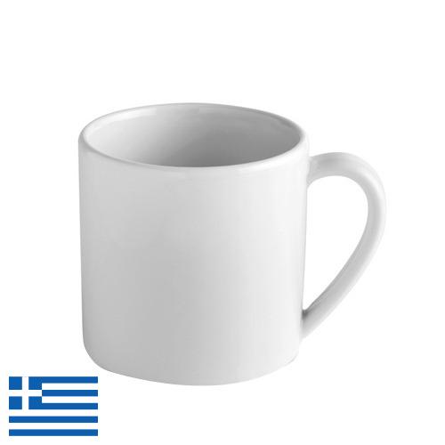 кружка фарфоровая из Греции