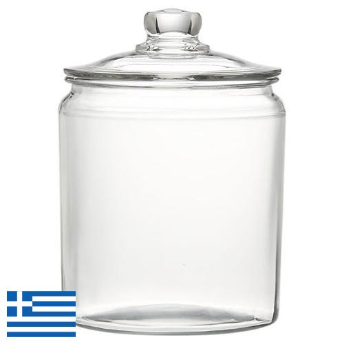 Тара стеклянная из Греции