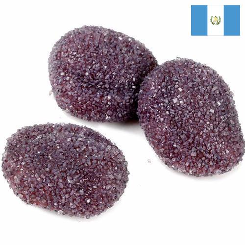 изделия кондитерские сахаристые из Гватемалы