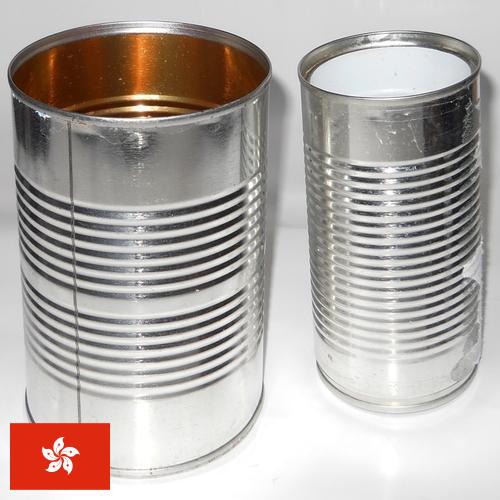 Банки жестяные из Гонконга