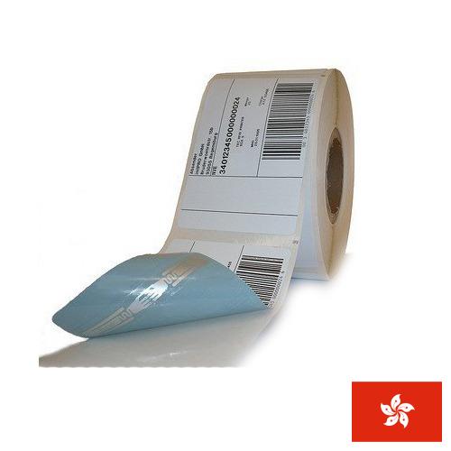 Бумага этикеточная из Гонконга