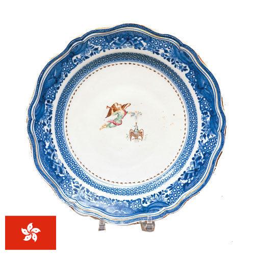 тарелка фарфоровая из Гонконга