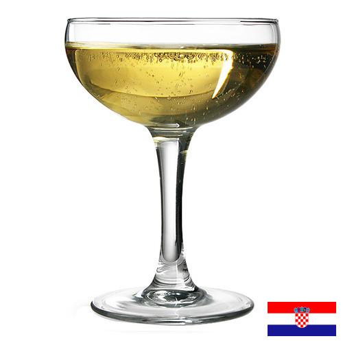 Бокалы для шампанского из Хорватии