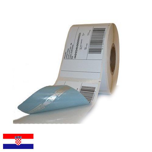 Бумага этикеточная из Хорватии