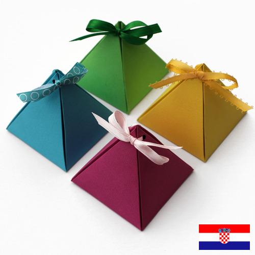 Бумага подарочная из Хорватии