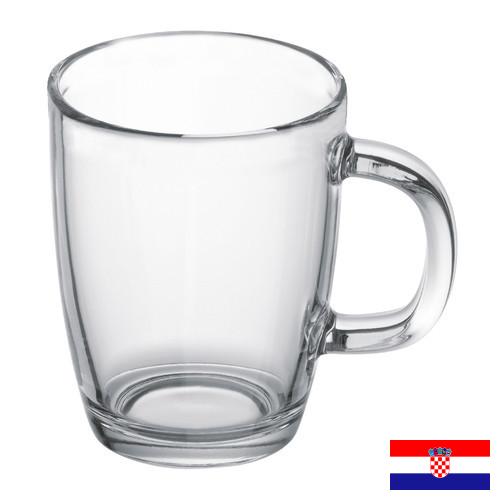 чашка стеклянная из Хорватии